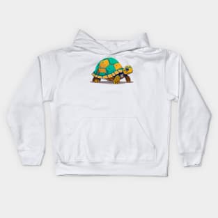 Tortoise Portrait Kids Hoodie